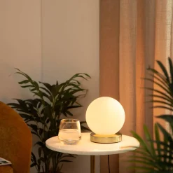 Atmosphera Lampes De Chevet*Lampe boule "Dris" Noir
