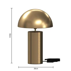 Atmosphera Lampes De Chevet*Lampe "Champi" Blanc