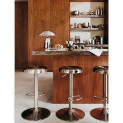 Atmosphera Lampes De Table*Lampe champignon Secteur "Omia" Marron