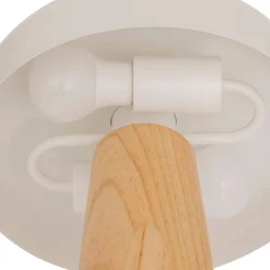 Atmosphera Lampes De Table*Lampe champignon Secteur "Pola" Noir