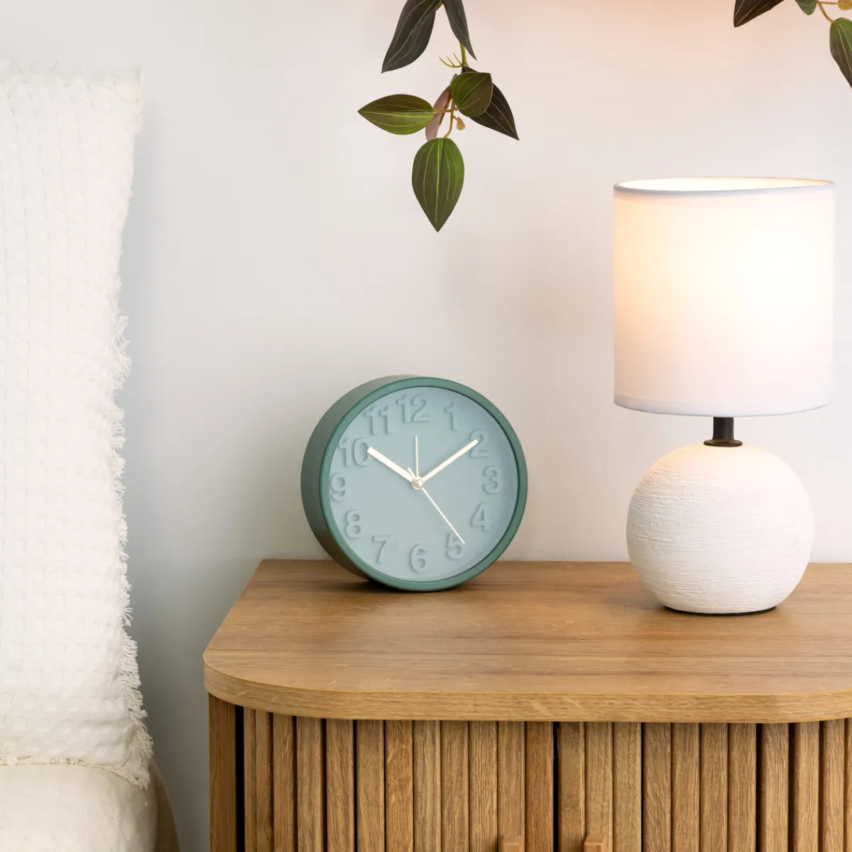 Atmosphera Lampes De Chevet*Lampe céramique "Timéo" Grissourisstrié