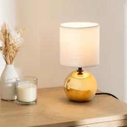 Atmosphera Lampes De Chevet*Lampe céramique "Timéo" Grissourismat