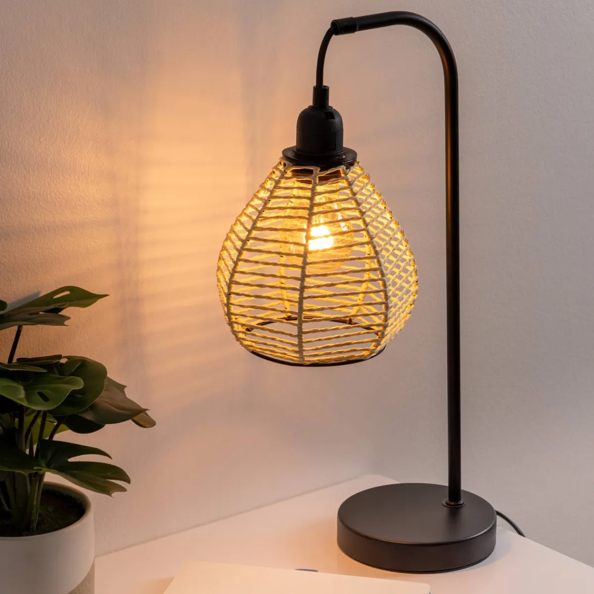 Atmosphera Lampes De Bureau*Lampe "Delia" Gris