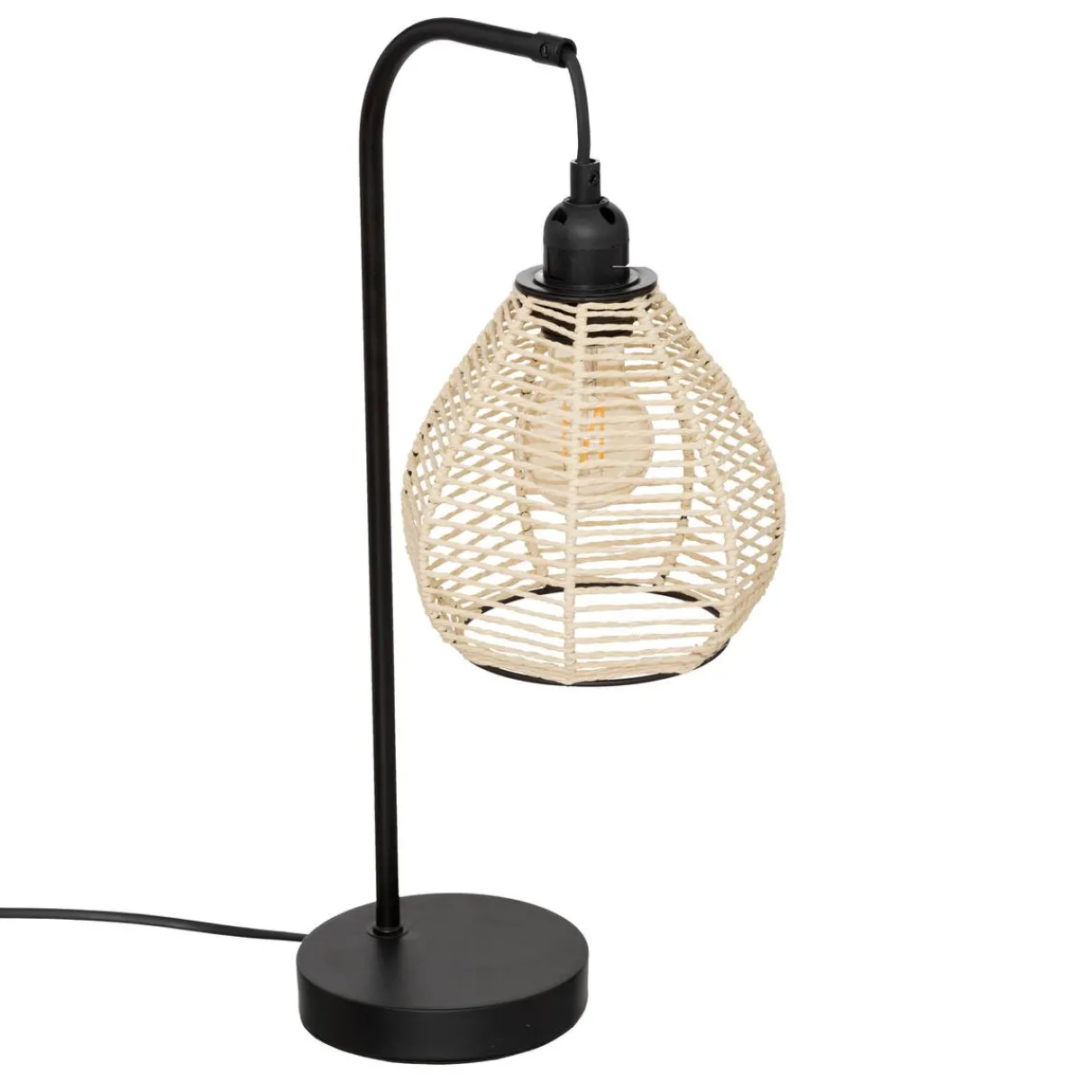 Atmosphera Lampes De Bureau*Lampe "Delia" Gris