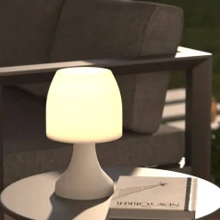 Atmosphera Lampes D'Extérieur|Eclairage D'Extérieur*Lampe d'extérieur DOKK à pile Blanc Bleugris