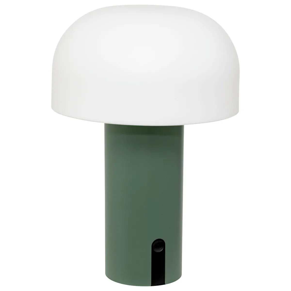 Atmosphera Lampes D'Extérieur|Eclairage D'Extérieur*Lampe d'extérieur JANY rechargeable USB Vert olive & Noir Grisgraphite