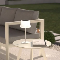 Atmosphera Lampes D'Extérieur|Eclairage D'Extérieur*Lampe d'extérieur KATY rechargeable USB Blanc Grisfoncé