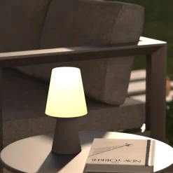 Atmosphera Lampes D'Extérieur|Eclairage D'Extérieur*Lampe d'extérieur nomade LED WIZA Blanc Noir
