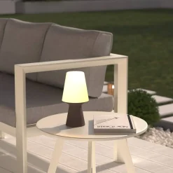 Atmosphera Lampes D'Extérieur|Eclairage D'Extérieur*Lampe d'extérieur nomade LED WIZA Blanc Noir