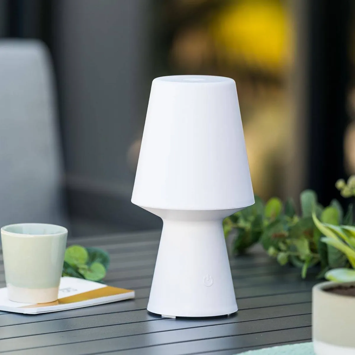 Atmosphera Lampes D'Extérieur|Eclairage D'Extérieur*Lampe d'extérieur nomade LED WIZA Blanc Noir