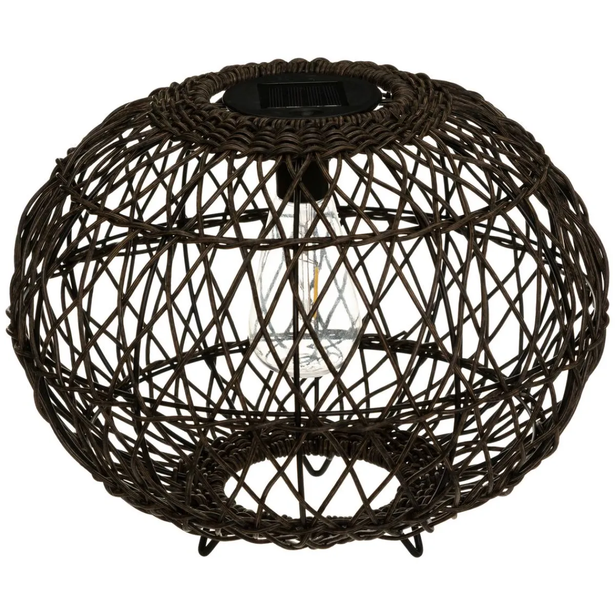 Atmosphera Lampes Solaires*Lampe d'extérieur solaire boule Noir Modèle1
