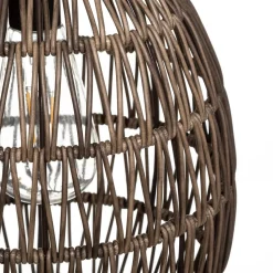 Atmosphera Lampes Solaires*Lampe d'extérieur solaire ovale Beige Ambretorsadé