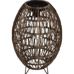 Atmosphera Lampes Solaires*Lampe d'extérieur solaire ovale Beige Ambretorsadé