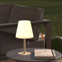 Atmosphera Lampes D'Extérieur*Lampe d'extérieur ZACK rechargeable USB Argile Argent