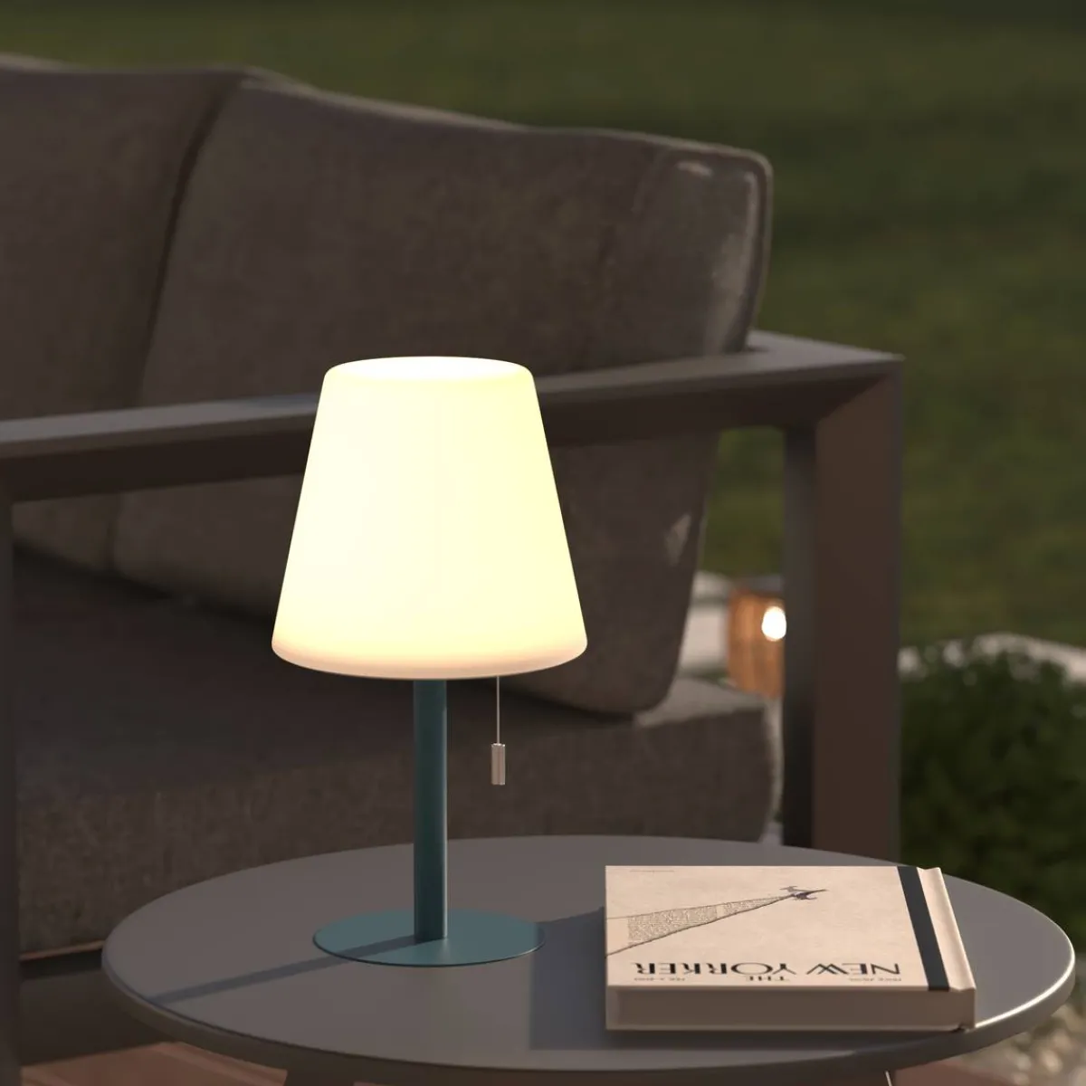 Atmosphera Lampes D'Extérieur|Eclairage D'Extérieur*Lampe d'extérieur ZACK rechargeable USB Bleu canard bleucanard