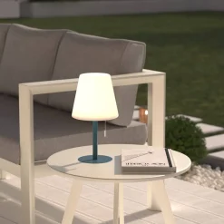 Atmosphera Lampes D'Extérieur|Eclairage D'Extérieur*Lampe d'extérieur ZACK rechargeable USB Bleu canard bleucanard