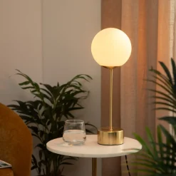 Atmosphera Lampes De Chevet*Lampe "Dris" Blanc