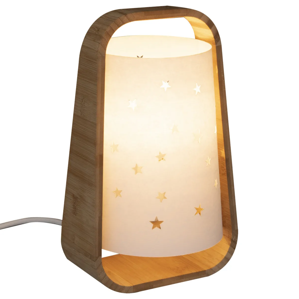 Atmosphera Luminaires*Lampe enfant "Étoiles" Jaunemoutarde