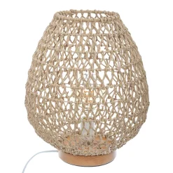 Atmosphera Lampes De Table*Lampe "Etel" Beige