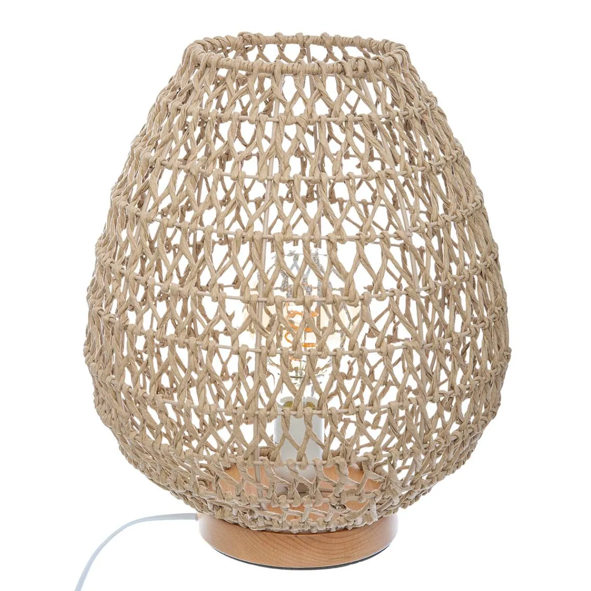 Atmosphera Lampes De Table*Lampe "Etel" Beige