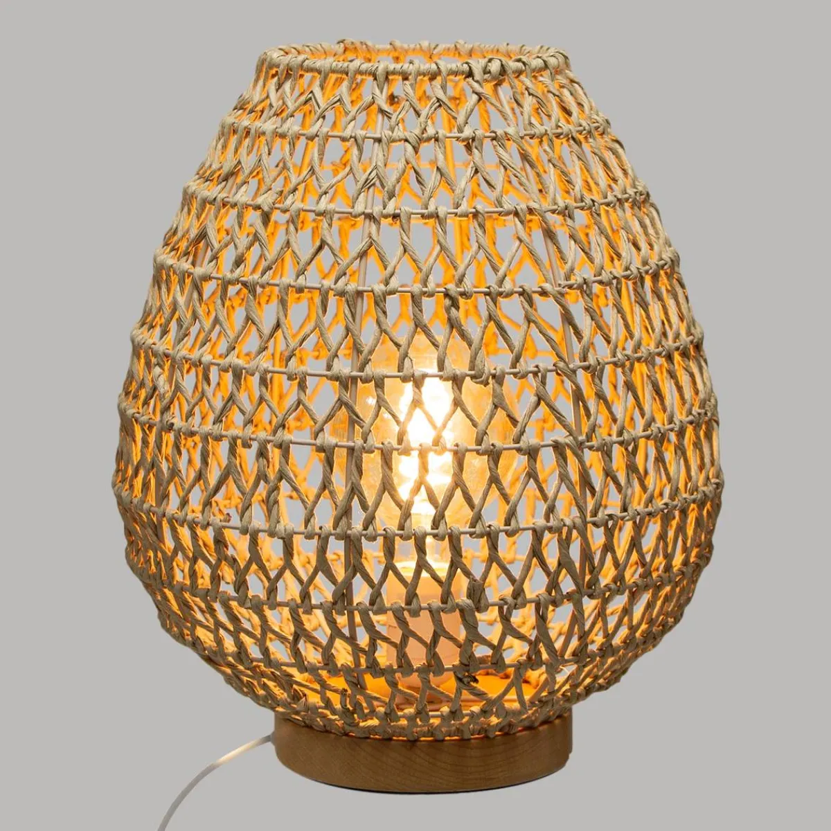 Atmosphera Lampes De Table*Lampe "Etel" Beige