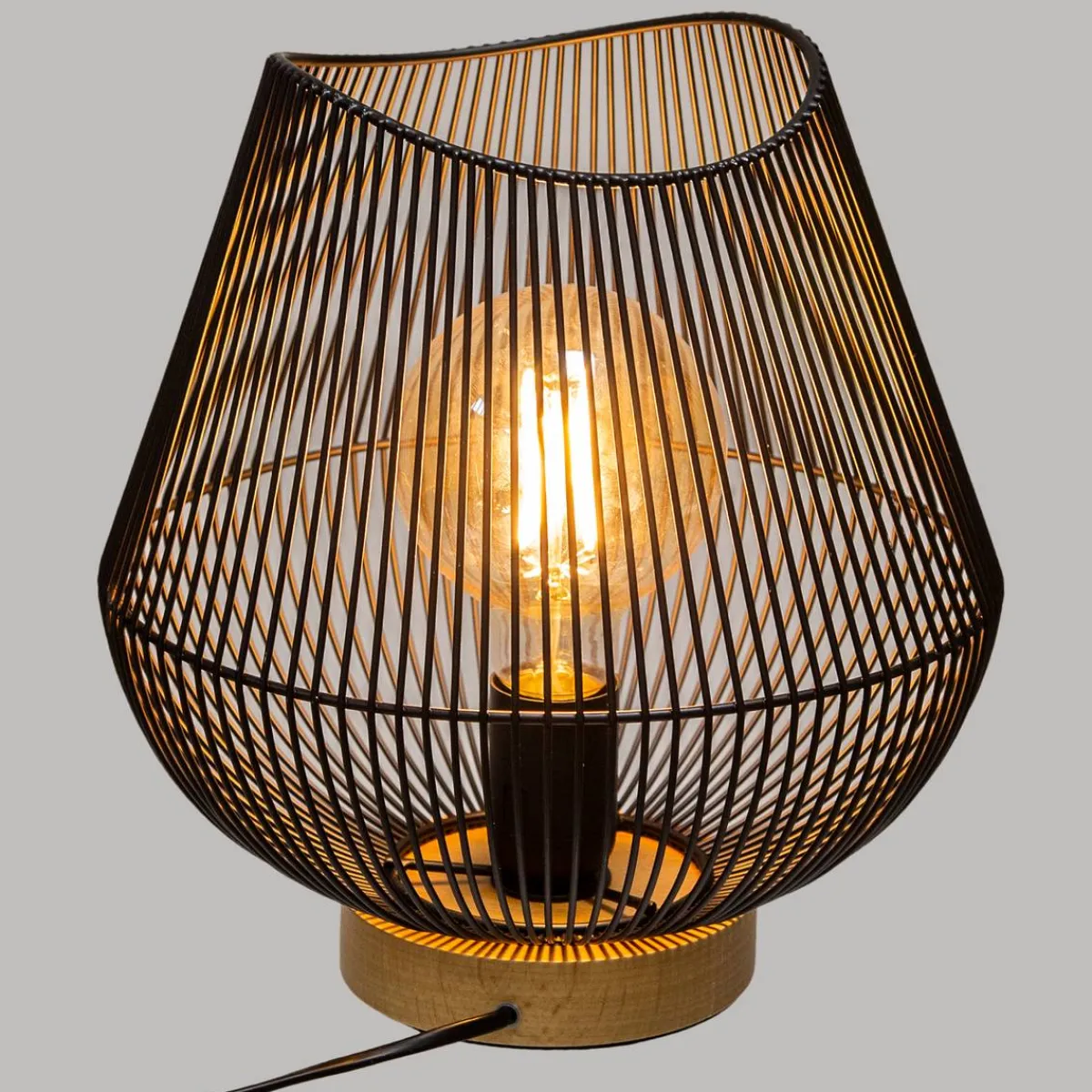 Atmosphera Lampes De Chevet*Lampe filaire "Jena" Roseterracottastrié