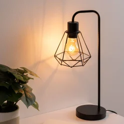 Atmosphera Lampes De Table*Lampe "Flave" Blanc