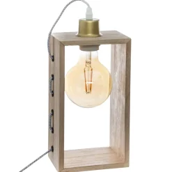 Atmosphera Lampes De Chevet*Lampe "Iwata" Rougebrillant