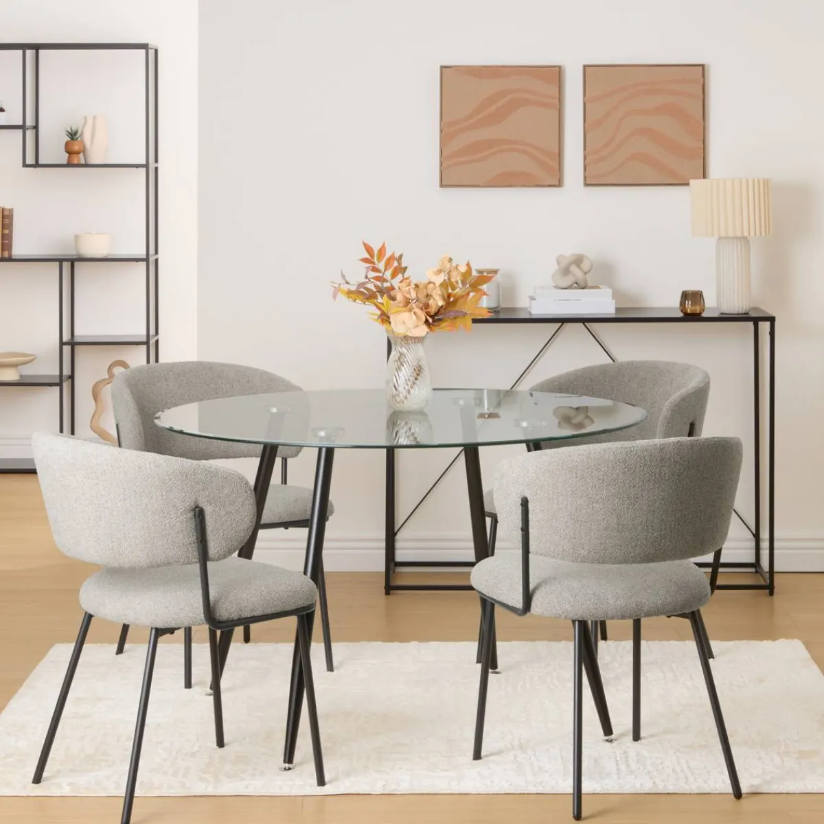 Atmosphera Lampes De Table*Lampe "Kenan" Beige