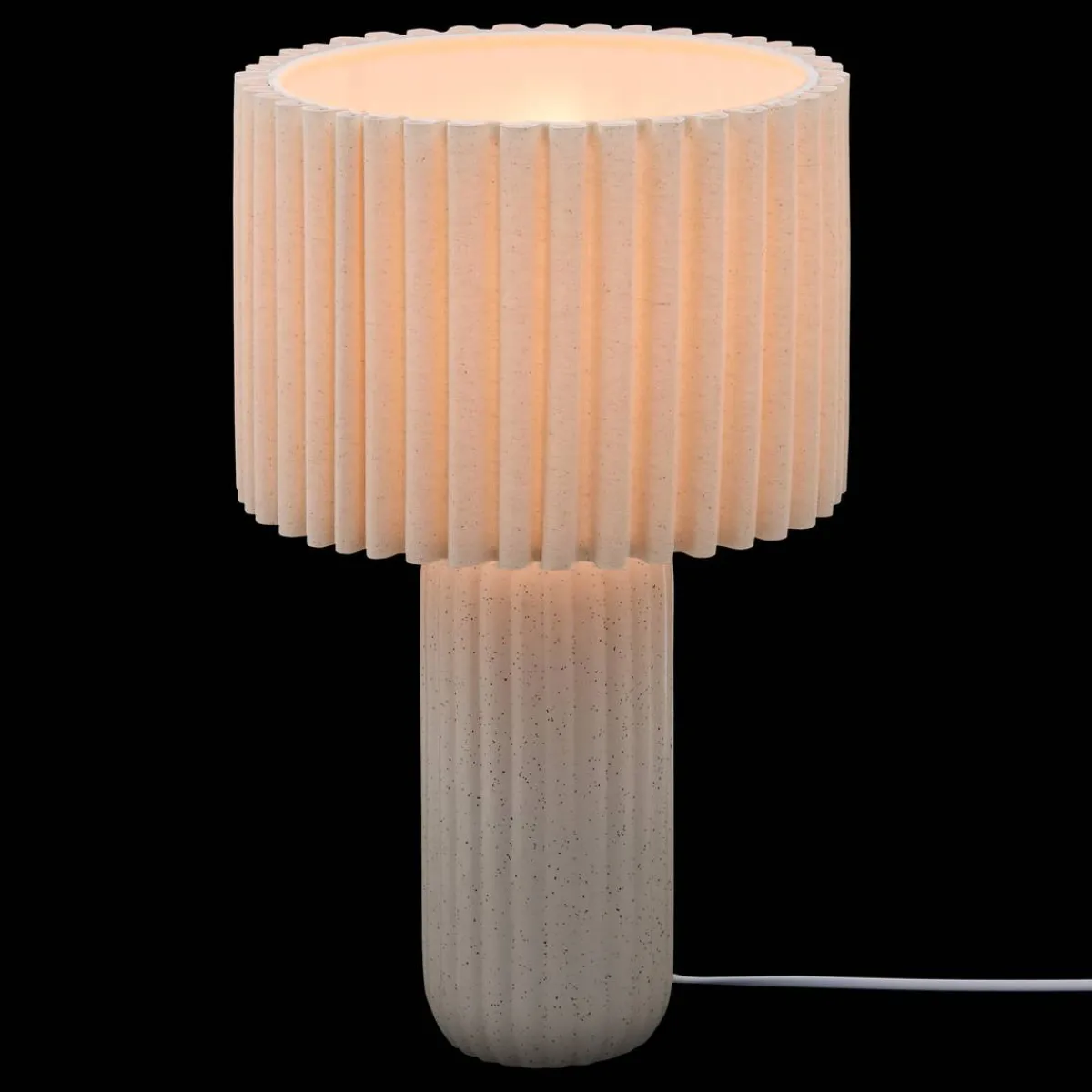 Atmosphera Lampes De Table*Lampe "Kenan" Beige