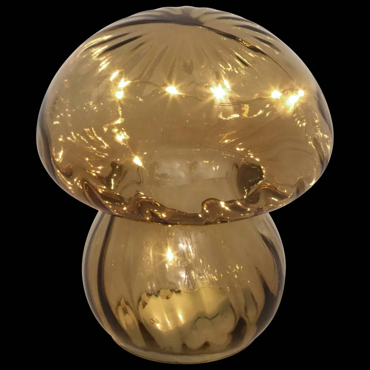 Atmosphera Lampes Led*Lampe led Batterie "Malu" Doré