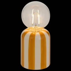 Atmosphera Lampes Led*Lampe led Batterie "Rico" Lilas