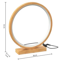Atmosphera Lampes De Bureau*Lampe LED "Stela" Noir