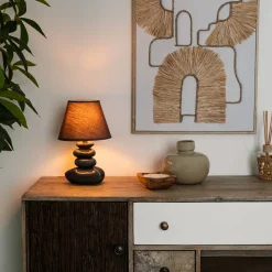 Atmosphera Lampes De Chevet*Lampe "Leny", céramique Blanc