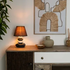 Atmosphera Lampes De Chevet*Lampe "Leny", céramique Blanc
