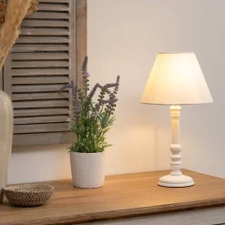 Atmosphera Lampes De Chevet*Lampe "Leo" Gris