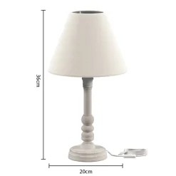 Atmosphera Lampes De Chevet*Lampe "Leo" Gris