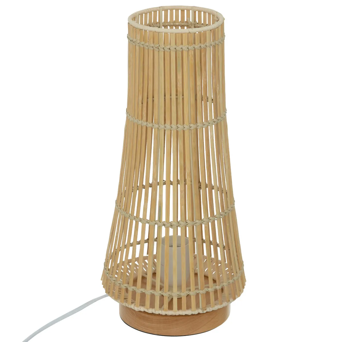 Atmosphera Lampes De Table|Lampes De Chevet*Lampe "Mahe" Blanc