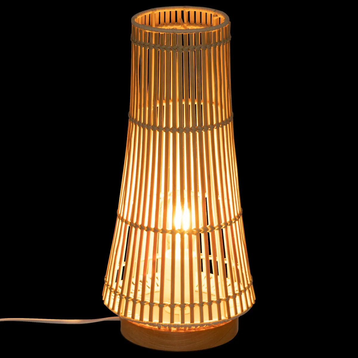 Atmosphera Lampes De Table|Lampes De Chevet*Lampe "Mahe" Blanc