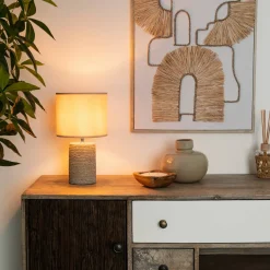 Atmosphera Lampes De Chevet*Lampe "Melo", céramique Boisnaturel