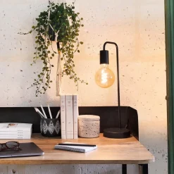Atmosphera Lampes De Bureau*Lampe métal "Keli" Noir