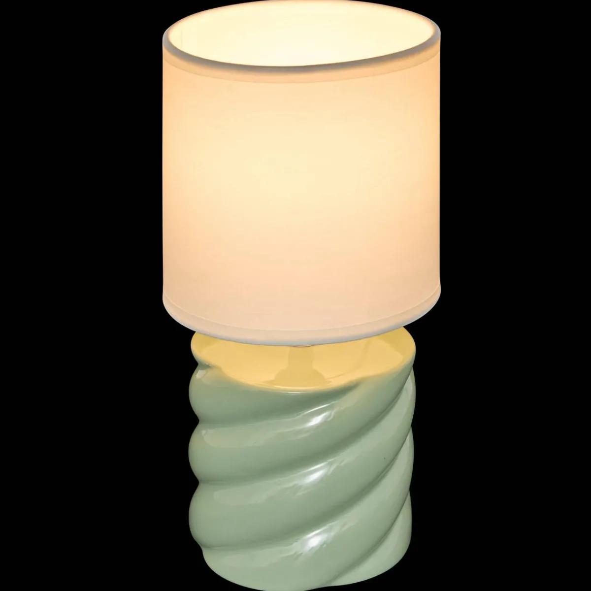 Atmosphera Lampes De Table*Lampe "Noly" Blanc