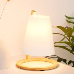 Atmosphera Lampes De Chevet*Lampe "Pita" Jaunemoutardestrié