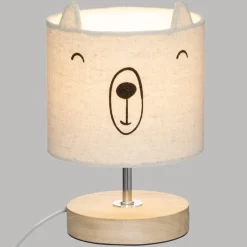 Atmosphera Luminaires*Lampe à poser enfant ourson "Toxey" Blanc