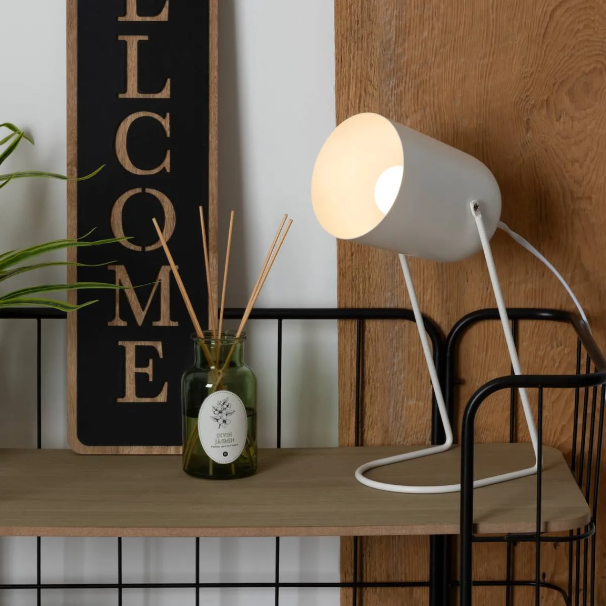 Atmosphera Lampes De Table*Lampe à poser "Faro" Marron