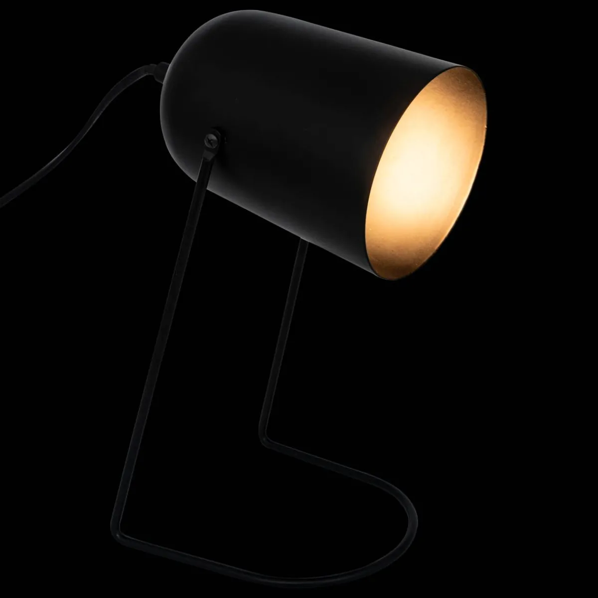 Atmosphera Lampes De Table*Lampe à poser "Faro" Noir