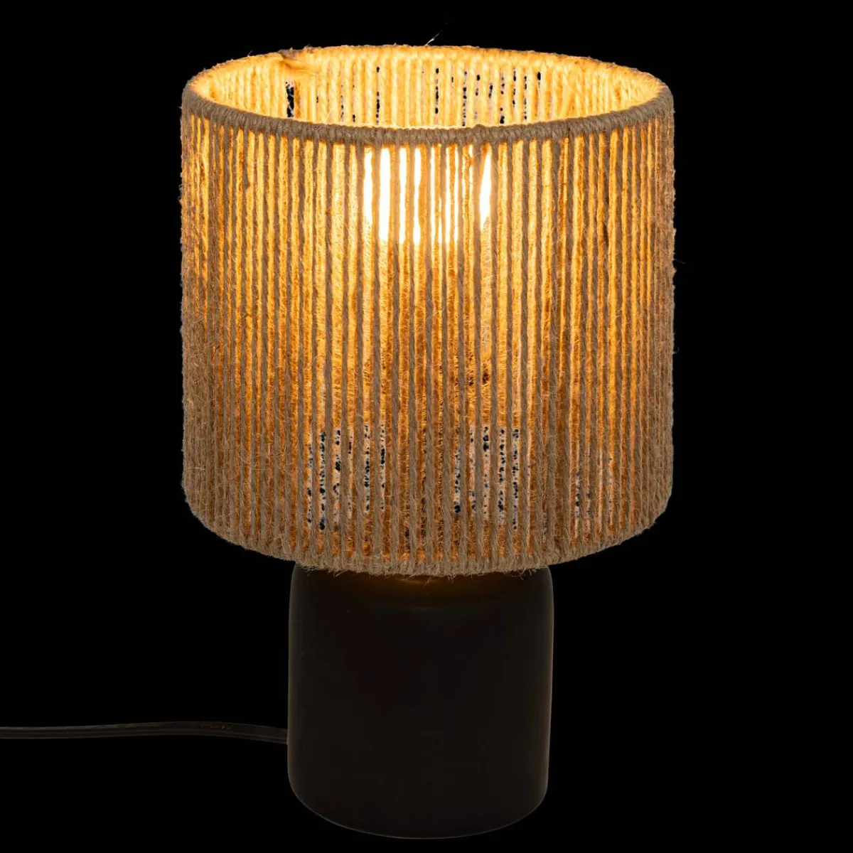 Atmosphera Lampes De Table*Lampe à poser "Koby" Noir