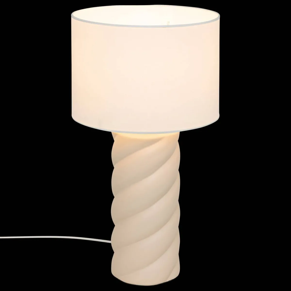 Atmosphera Lampes De Table*Lampe à poser "Noly" Beige