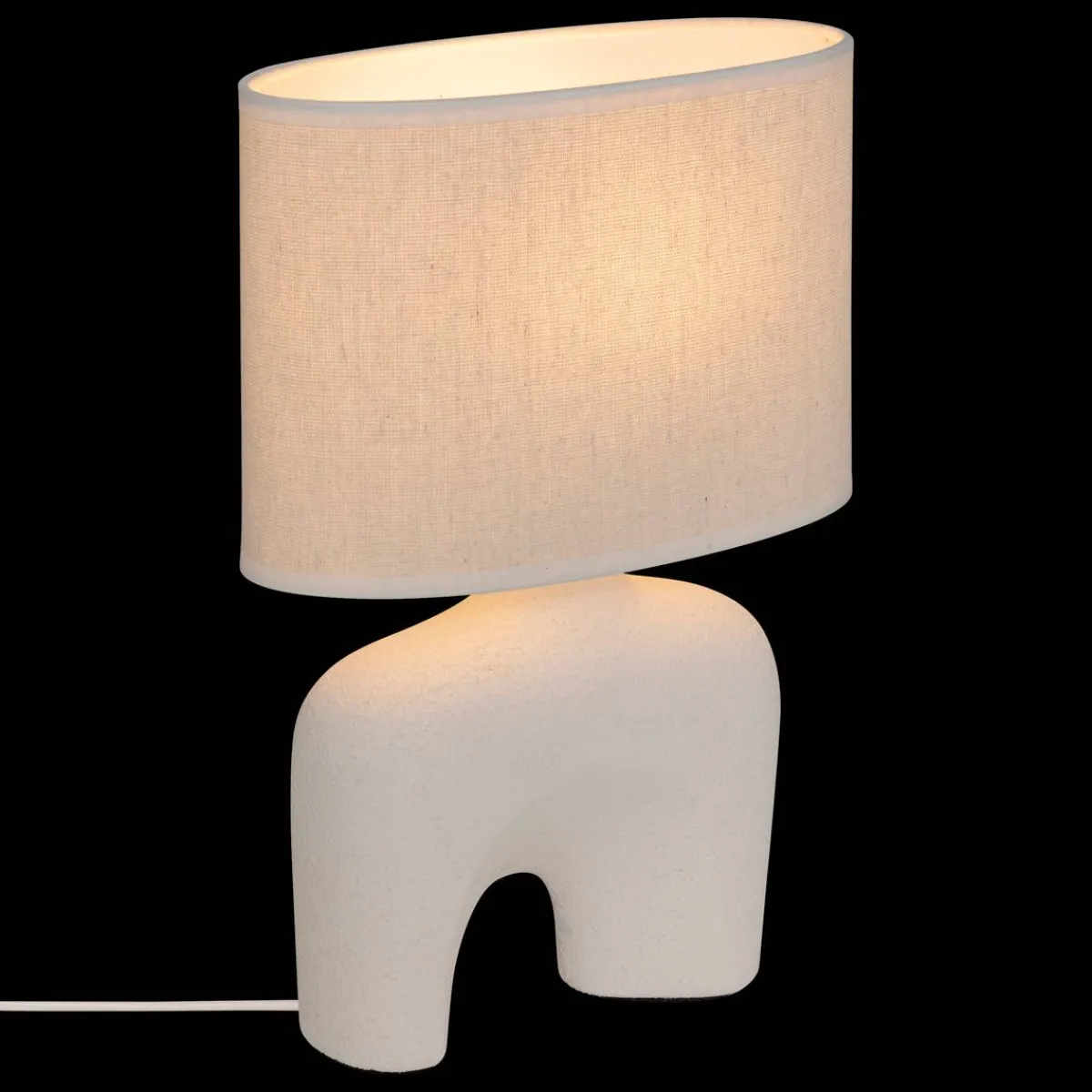 Atmosphera Lampes De Table*Lampe à poser Secteur "Gaby" Beige