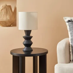 Atmosphera Lampes De Table*Lampe à poser "Yulia" Blanc